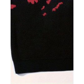 New Stylish Versatile Casual Men's Halloween Knit Pullover