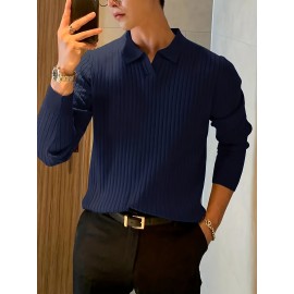 New Cross-Border Men's Pullover Knit Sweater