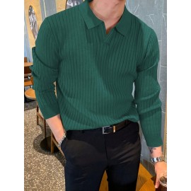 New Cross-Border Men's Pullover Knit Sweater