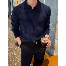 New Cross-Border Men's Pullover Knit Sweater