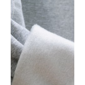 Plus Size Pisces Pattern Hoodie | Comfortable Fuzzy Sweatshirt with Zodiac Design, Printed with 