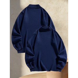American High Street Sweater for Men, Autumn/winter Mid-neck Top