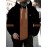 Men's Long Sleeved 3D Minimalist Pattern Printed Casual Drawstring Hooded Sweatshirt in Autumn and Winter Seasons, Large Size, PLUS SIZE